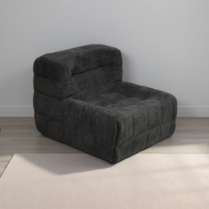 Sofá de compresión de <span class=keywords><strong>una</strong></span> <span class=keywords><strong>plaza</strong></span> moderno sofá en caja de espuma de alta elasticidad, ahorro de espacio y sofá de montaje sin herramientas para mudanza frecuente - Product Image 4