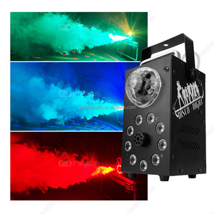 Etkinlik Partisi Uzaktan Kumandalı 500W Elektrikli Metal 3'ü <span class=keywords><strong>1</strong></span> Arada LED Disko Topu Işıkları Taşınabilir Sis ve Duman Makinesi Düğün Partileri için - Product Image 4
