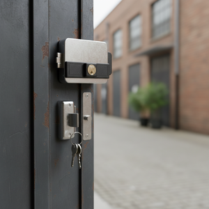 For 12V Electric Multiple Lock LAF47755 <b>Cam</b> Cylinder Door Lock Key Unlock Way Aluminum & Steel Material Italy - Product Image 2