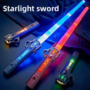 Espada Láser Telescópica Star Light, Juguete Dos en Uno, Cambio de Color con Presión, Recargable, de Plástico, con Explosiones, para Niños de 8 a 13 Años, Unisex - Product Image 3