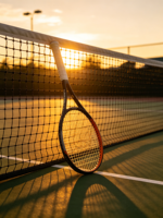 Raquettes de tennis pour adultes débutants, 27 pouces, aluminium léger, amortissement des vibrations, grand sweet spot