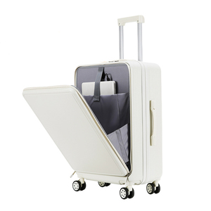 Valise de voyage élégante et simple à ouverture frontale de qualité supérieure, 14/20/24/28 pouces, grande capacité, valise cabine - Product Image 1