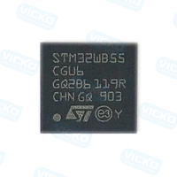 VICKO STM32WB55CGU6 Original New Microprocessor IC Chips Integrated Circuit MCU Electronic Components RF Receivers Transmitters
