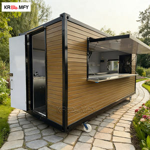 Café en conteneur maritime, kiosque préfabriqué, design contemporain, optimisation de l'espace - Product Image 6