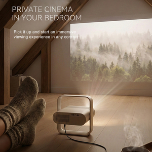 Projecteur Topleo Android vidéo LED sans fil, cinéma de poche, extérieur, petit, Full HD, mini projecteur portable - Product Image 3