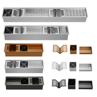 Évier de cuisine rectangulaire à cuve unique Samtou Factory, best-seller, 1 trou, séchoir à vaisselle égyptien sans robinet, 1 à 29 pièces