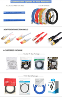 Cable de conexión CAT6 UTP, Cable Ethernet Gigabit RJ45, Cable LAN para enrutador, PC, Monitor, impresora, oficina, hogar