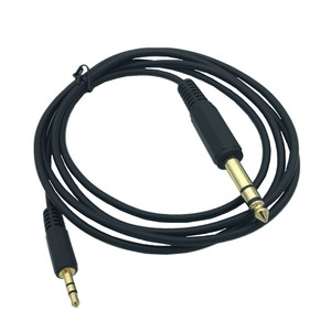 Audio <b>Cable</b> 6.35mm To 3.5mm Male To Male Gold Plated TRS <b>Microphone</b> Audio <b>Cable</b> For Mixer Speaker Use - Product Image 4
