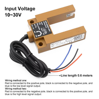 Sensor de Nivelamento de Elevador E3S-GS3E4-4IN1 Interruptor Fotoelétrico Tipo U