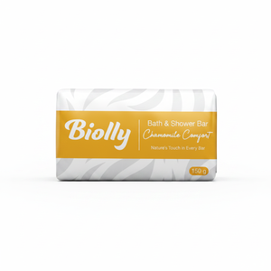 Jabón de tocador Biolly 150g con Aroma a Manzanilla - Jabón Vegetal de Primera Calidad y Larga Duración - Product Image 2
