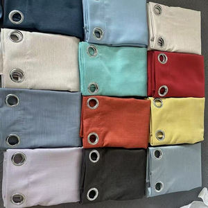 Tende per Finestre in Finto Lino 100% Poliestere con Corda Intrecciata, Oscuranti Decorative in Vari Colori, Vendita Calda 2025 - Product Image 1