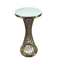 Table de gâteau de mariage en acier inoxydable Table de mariage de luxe durable et bon marché Offres Spéciales
