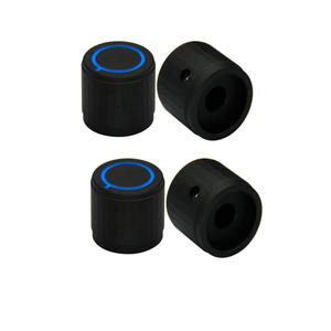 ลูกบิดอะลูมิเนียมแบบมีลายกันลื่นขนาด 20x15.5 มม. ผลิตด้วยเครื่อง CNC ตามสั่ง - รูแบบกำหนดเองสำหรับการควบคุมอุปกรณ์ - Product Image 3