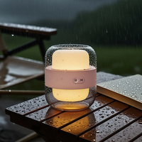 Lampe de chevet moderne et simple, rechargeable, flexible, à courant continu, lumière d'ambiance, lumière RGB, intensité réglable, portable, intérieur/extérieur, chambre à coucher