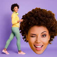 Découpes en mousse à grande tête personnalisées, écologiques et portables, impression UV pour accessoires de photomaton, décorations de fête, couleur et taille personnalisables