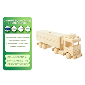 Tirelire créative en <span class=keywords><strong>bois</strong></span> pour <span class=keywords><strong>voiture</strong></span>, tirelire, Pot d'épargne en <span class=keywords><strong>bois</strong></span> - Product Image 1