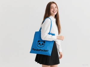 กระเป๋าพักผ่อนแบบกำหนดเองพร้อมโลโก้ กระเป๋าผ้าแคนวาสสะพายไหล่ส่วนตัว กระเป๋าช้อปปิ้ง - Product Image 3