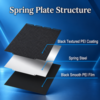 Pièces d'imprimante 3D en gros, plaque de construction PEI noire avec surface texturée lisse, feuille flexible pour tous types d'imprimantes 3D FDM