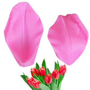 Homesun HY Fleur Fondant Silicone Veinage Moule Gumpast Rose Pivoine Lys Tulipes De Mariage Fleur Gâteau Décoration Outils - Product Image 3