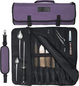 Bolsa para Cuchillos de Chef con Acolchado Resistente y Bolsillo con Cierre para Utensilios de Cocina, Muestra Gratis, Gran Venta - Product Image 5