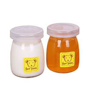 Garrafa de Suco de Vidro Transparente de 100ml, Garrafa Vazia para Leite e Bebidas de Frutas com Tampa Plástica - Product Image 6