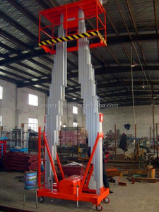 Elevador de Aluminio de Doble Mástil o Elevador de Dos Postes Fabricado en Aleación de Aluminio para Trabajos Aéreos - Product Image 3