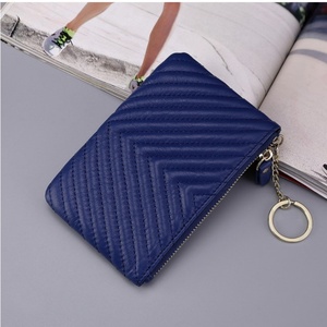New Arrival Women PU Leather Wallet Custom Ladies Credit Cardholder Women Zip ID Card Holder Wallet Key Pouch Card Holder - Product Image 2