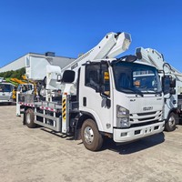 Caminhão de Trabalho Aéreo Isolado de Alta Tensão de 23m com Chassi ISUZU e Cesto Isolado para Trabalho em Altura