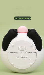 แพนด้าแดงก็ต้องการไฟกลางคืนแบบซิลิโคน LED รูปดอกไม้ขนาดเล็ก ควบคุมการหรี่แสงด้วยเซ็นเซอร์ทันสมัย เหมาะสำหรับเด็กทารกและเด็กๆ ชาวจีน - Product Image 5