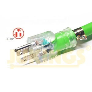 10/3 100ft Outdoor Power <strong>Cord</strong> 125V 15A Multi-socket Extension <strong>Cords</strong> 100% Copper 5-15P Plug Heavy Duty SJEOW Wire Type <strong>Lighted</strong> - Product Image 5
