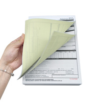 Carnet de reçus personnalisé 2, 3, 4, 5 feuillets, papier autocopiant NCR pour enregistrement de paiements, chèques, notes, transactions de débit, reçus fiscaux, factures et caisses