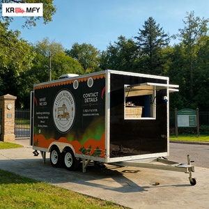 Cuisine BBQ complète DOT CE Square pour fumoir, grill, pizza, glaces, remorque de restauration rapide en plein air - Product Image 2