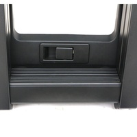 Vente directe d'usine, échelle de toit pliable en aluminium pour SUV, installation par boulons, éclairage LED disponible, compatible avec 4 Runner