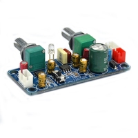 Filter Low Pass Bass Subwoofer Preamp Amplifier Board Single Power DC 9-32V Preamplifier Dengan Pengaturan Volume Bass