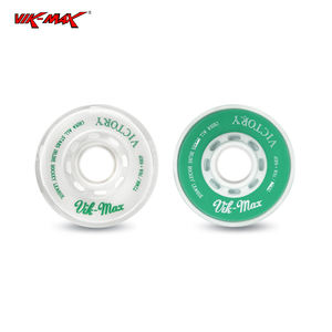 Pièces de rechange pour patins à roulettes de hockey en ligne 2026 - Roues haute performance en double SHR PU 76A - Product Image 5