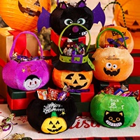 Sacs à bonbons d'Halloween en tissu non tissé transfrontalier pour la décoration de la maternelle, sacs à trucs ou fripes en forme de citrouille pour enfants, petits cadeaux