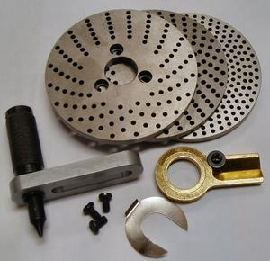 Tête de division de précision BS-0 avec mandrin à 3 mâchoires de 5 pouces et contre-pointe - Product Image 4