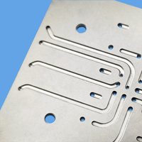 Plaque bipolaire en acier inoxydable plat de qualité supérieure, sans bavures, gravée par photoélectro-érosion, titane grade 2, certifiée ISO9001, OEM/ODM disponible