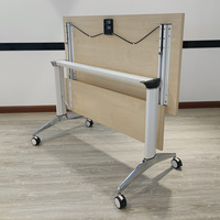 Pied de bureau pliant avec table pliante Table d'appoint, espace supplémentaire pour les accessoires