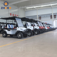 Voiturette de golf électrique, prix usine Guangzhou, mini-voitures avec sac de golf, 2 places, voiturette de golf personnalisée, petit buggy de plage, moteur 4000W, 70 km/h
