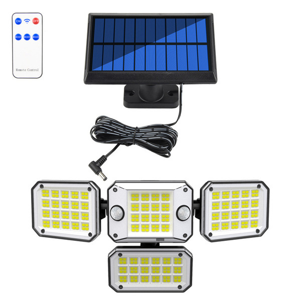 Продукты CHIJU 296LED уличный Солнечный настенный светильник для дома и дома с датчиком движения