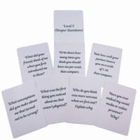 Impression personnalisée 100 cartes Jeux de couple Aventure Date Night Cartes de questions pour couples Cartes de conversation