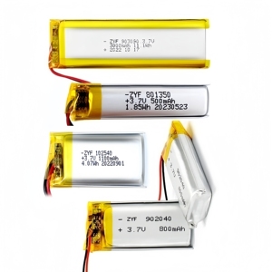 Batteria ai Polimeri di Litio OEM ODM 3.7V 500mAh 450mAh 400mAh 300mAh 250mAh 50mAh, Batteria LiPo 3.7V - Product Image 3