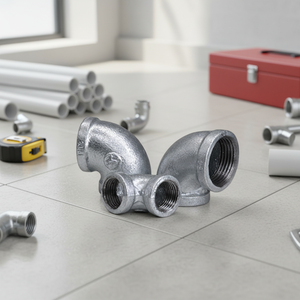 고품질 타이콩 스테인리스 스틸 GI 직선 엘보 1/4인치 3/8인치 1/2인치 3/4인치 1인치 내화 파이프 피팅 A/B급 화재용 - Product Image 1