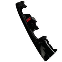 Aileron arrière avec lumières (noir brillant) pour BMW Série 3 E46 M3, en plastique, kit de carrosserie modifié, vente en gros d'usine