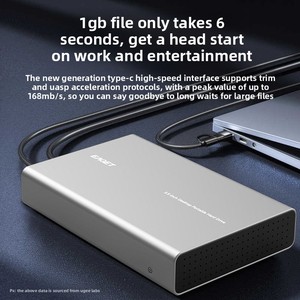 <span class=keywords><strong>Disque</strong></span> <span class=keywords><strong>dur</strong></span> <span class=keywords><strong>externe</strong></span> USB mobile Yijie G200 4T/2T/6T grande capacité haute vitesse pour jeux, stockage mécanique de bureau 3,5 pouces, coque ABS - Product Image 3