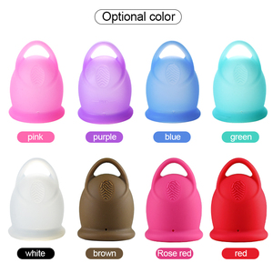 <span class=keywords><strong>Copa</strong></span> <span class=keywords><strong>Menstrual</strong></span> Vaginal de Silicona Médica 100% Reutilizable para Mujeres, Juego de Copas Menstruales de Silicona de Grado Médico con Etiqueta Privada - Product Image 3