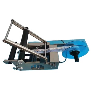 Direct-feed Manual Adhesive Label Applicator Motor Touchscreen; Wine Glass Bottle Labeling Machine; Fast Intelligent - Product Image 2