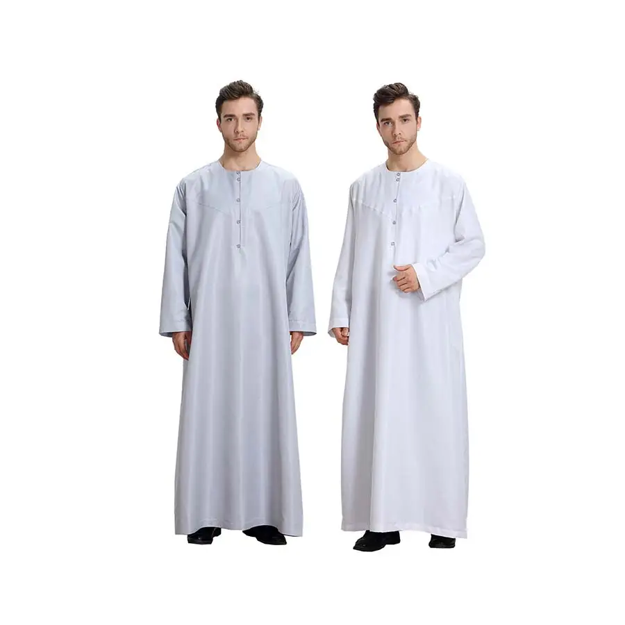 Caftani marocchini abbigliamento islamico uomo islamico musulmano thobe manica lunga thawb uomo juinoltre caftano 2021