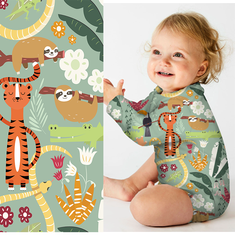 Текстиль искусственный шелк Spandexdress ткань 95% искусственный шелк 5% спандекс цифровая печать трикотажная атласная ткань тканая простая устойчивость 5-7 дней